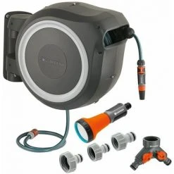 GARDENA SHOP 17 Großhandel 🛒 Gardena Wandschlauchbox RollUP L 30 M Inkl. Brause, Anschlüssen, 2-Wege-Ventil 🧨