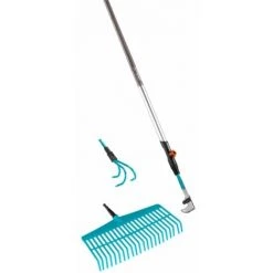 Coupon ⭐ GARDENA Combisystem-Komplettangebot (Rechenbesen + Grubber- Fugenkratzer + Stiel) | 03087-20 ⭐