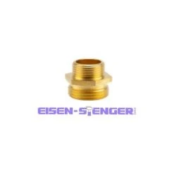 Auslauf 👏 GARDENA Messing-Reduzier-Gewindenippel, 33,3 Mm (G 1)-AG / 26,5 Mm (G 3/4)-AG 🧨