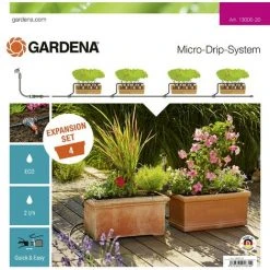 Am billigsten 🔔 GARDENA Micro-Drip System Erweiterungsset Pflanztröge 13 Mm (1/2") Ø Schlauchlänge: 10 M 13006-20 🛒