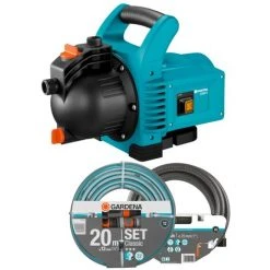 Brandneu 😀 Gardena 171761 Gartenpumpen-Set 3000/4 Fördermenge 3100 L/h, 1717-61 ✔️